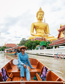 Exploring the serenity of Wat Paknam with the majestic Big Buddha in Bangkoks waterways