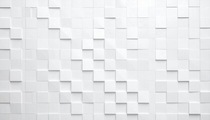 白のブロックの壁