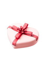 Valentines Day gifts with red hearts. Heart shaped origami. Valentine's Day theme background. Wedding theme background. 3d rendering.