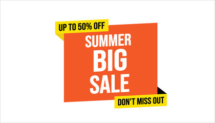 summer big sale up to 50% off don&rsquo;t miss out