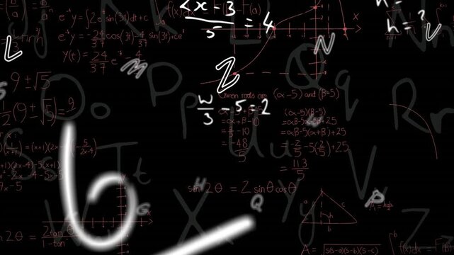 Animation of mathematical and mathematical equations mathematical equations mathematical and network