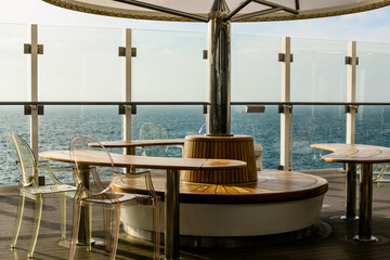 Cruise ship in Naples, Italy.