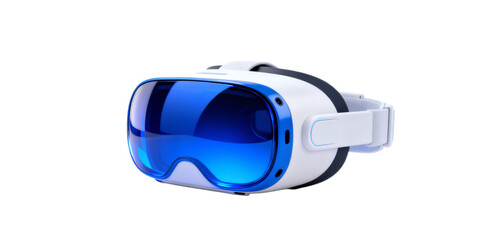 Blue Virtual Reality Headset for Immersive Experience