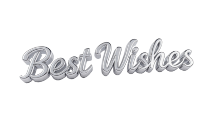 Elegant Best Wishes Script
