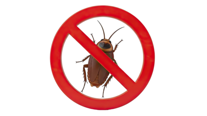 No Cockroaches Sign