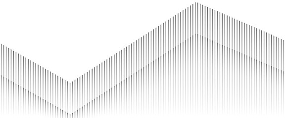 PrintaAbstract art geometric background with vertical lines. Optical illusion with waves and transition. EPS10