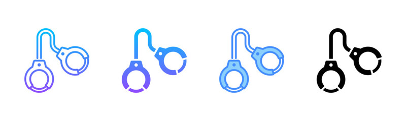 Criminal Law Multi Style Icon Set