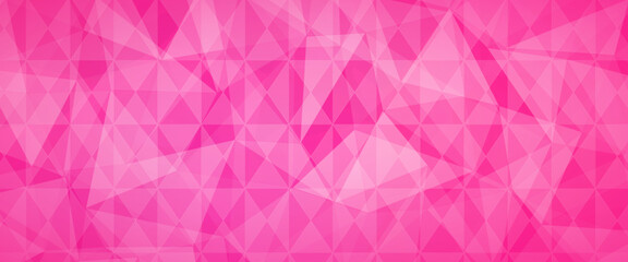 Pink polygonal illustration, which consist of triangles. Geometric background in Origami style with gradient. Triangular design for your business.