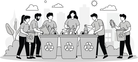 Eco Friendly Community Recycling Effort in Urban Environment with Sustainability Focus