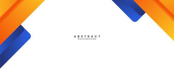 abstract orange blue geometric background vector illustration suitable for banner, adv, poster and business card