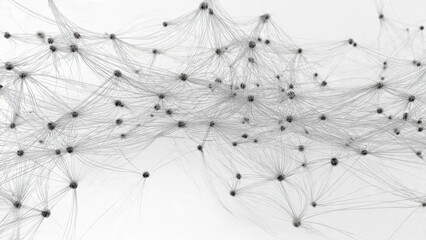 Abstract Network of Connected Dots