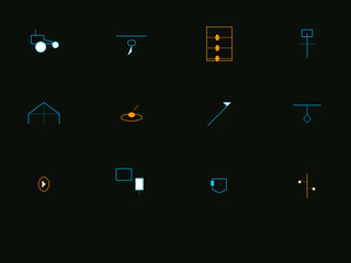 12 AgriTech and Smart Farming Icons - Autonomous Agriculture and Food Technology Vector Set