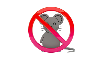 No Mouse Sign