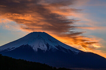 山中湖から富士山とバールン