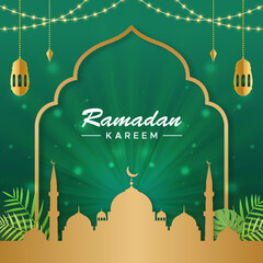 Ramadan kareem social media template