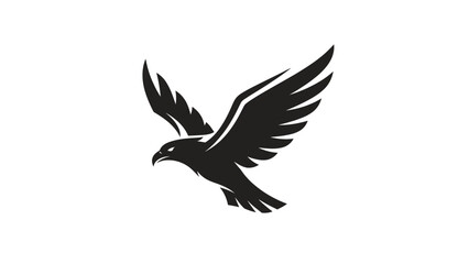 Obraz premium Vector design of flying birds logo, symbol, sign, editable EPS 10.