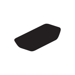 Eraser icon vector trendy illustration on white back ground