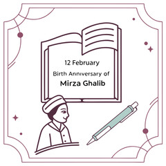 Honoring Mirza Ghalib