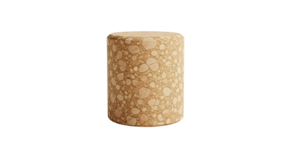Cylindrical Cork with Natural Texture