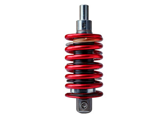 Shock absorber isolated on transparent or white background