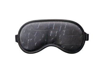 Sleep mask Gray isolated on transparent or white background