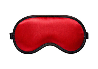 Sleep mask isolated on transparent or white background