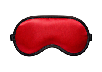 Sleep mask isolated on transparent or white background