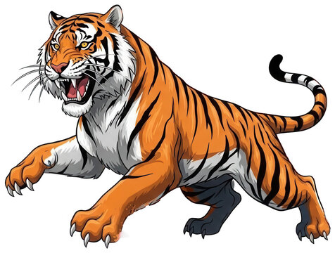 Tiger png Bengal cutout Feline png Striped cutout Big cat png Predator png Jungle cutout Wildlife png Animal png Beast png Carnivore png Roar png