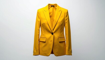 Elegant Yellow Blazer for Womens Fashion and Style.