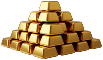Gold Bars png Bullion cutout Gold Ingots png Precious Metal cutout Wealth png Treasure cutout Gold Bricks png Investment cutout Aurum png Assets