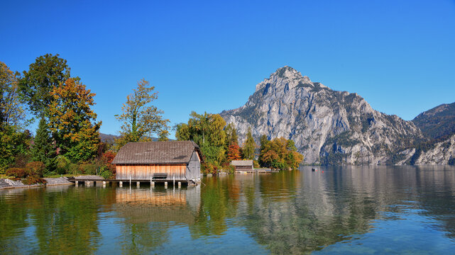 Traunsee mit Traunstein