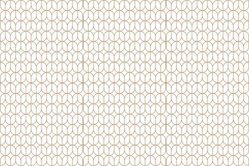 A seamless pattern of interconnected orange lines on a white background
