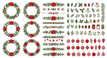 
Set of hand drawn coquette elements for Valentines day,