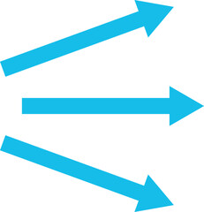 Air flow arrows collection. Wind stream, fresh water direction, conditioner or filter system infographic elements. Vector arrow icons set