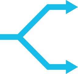 Air flow arrows collection. Wind stream, fresh water direction, conditioner or filter system infographic elements. Vector arrow icons set
