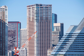 立ち並ぶ高層ビル　都市風景