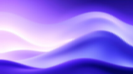 Vibrant purple waves with glowing white highlights