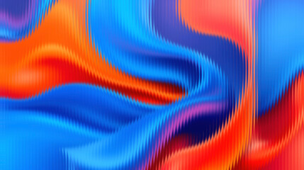 Vibrant abstract background with swirling blue and orange hues