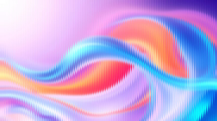 Vibrant colorful abstract wave design with dynamic fluid patterns