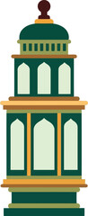 Obraz premium Islamic Ramadan Lantern Vector Illustration for Festive Decoration and Holiday Design