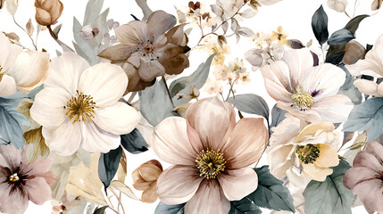 Soft pastel floral arrangement