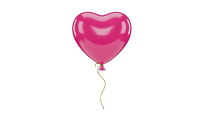Pink Heart-Shaped Balloon