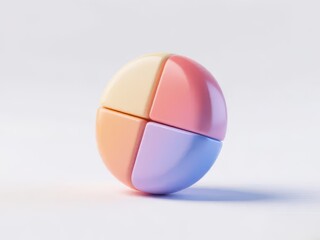 drug receptor, dose variation model, isolated on white background
