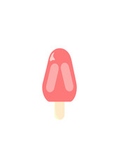 Ice Cream Vector. Food Illustration Design.
