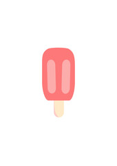 Ice Cream Vector. Food Illustration Design.