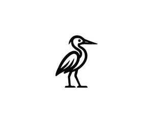 Obraz premium bird logo icon