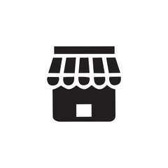 Store front icon vector illustration isolated on white background