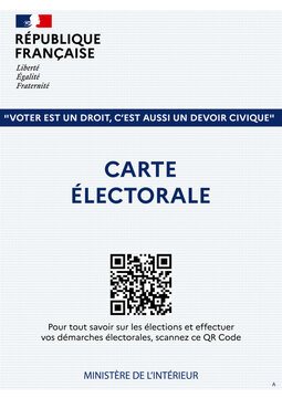 Carte &eacute;lectorale fran&ccedil;aise en format vectoriel
