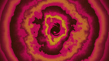  Futuristic abstract tunnel of light and smoke with flowing energy, creating a hypnotic psychedelic motion graphics background.