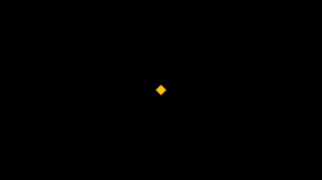 Safety first yellow road sign popping up animation on black screen dynamic motion graphic footage clip